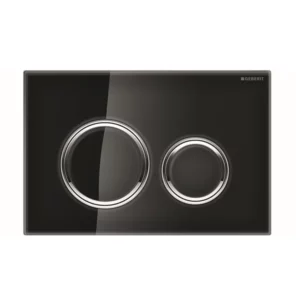 Nuleidimo klavišas Geberit Sigma21 chromas /juodas stiklas 115.884.SJ.1