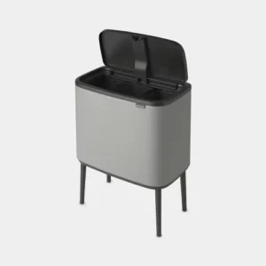 Šiukšliadėžė Brabantia Bo Touch Bin 3*11 l Mineral Concrete Grey