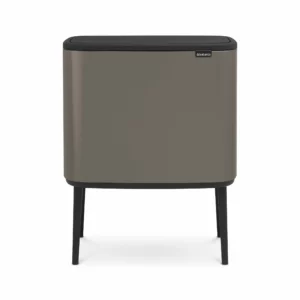Šiukšliadėžė Brabantia Bo Touch Bin 3*11 l platinos spalva