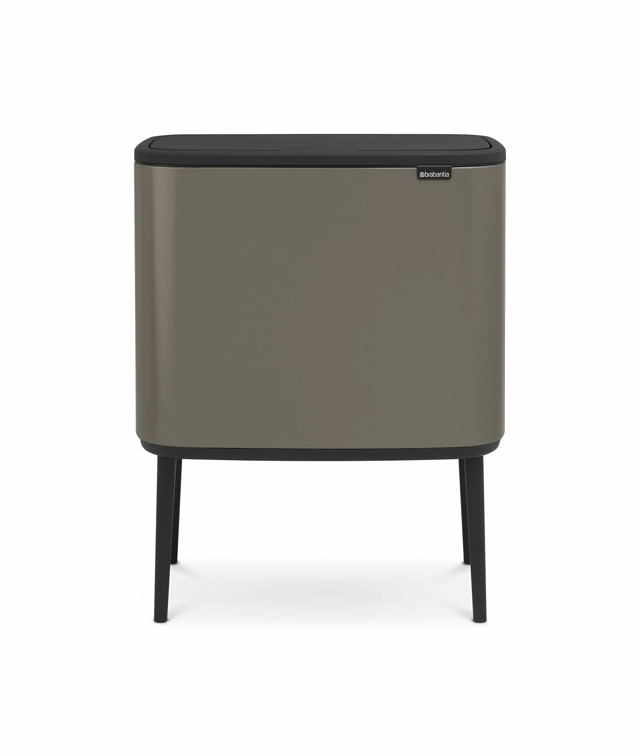 Šiukšliadėžė Brabantia Bo Touch Bin 3*11 l platinos spalva