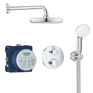 Potinkinė termostatinė dušo sistema Grohe therm Perfect/Tempesta 250