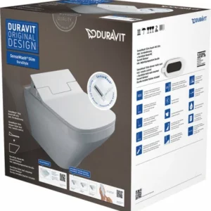 Pakabinamas klozetas su bidė funkcija Duravit DuraStyle Rimless + dangtis Sensowash SC