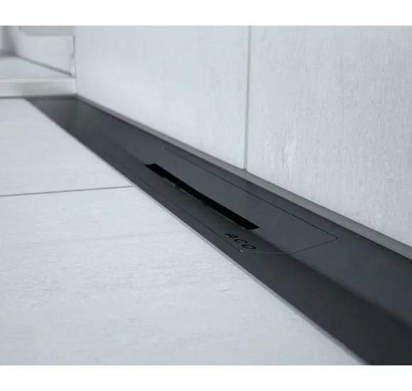Latakas Aco ShowerDrain S+ su Plate JUODOMIS grotelėmis pilnas komplektas - Image 2