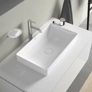 Praustuvas dubuo Duravit DuraSquare 60*34,5 cm+ dugno vožtuvas