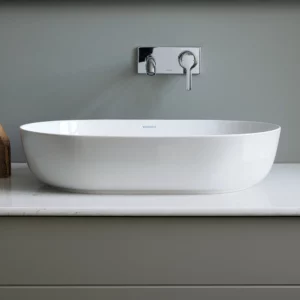 Praustuvas dubuo Duravit Luv 80*40 cm + dugno vožtuvas