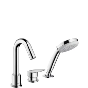 Maišytuvas voniai montuojamas į vonios kraštą Hansgrohe Logis 71313000+ 13439180