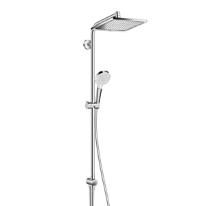 Dušo stovas su lietaus ir rankiniu dušeliu Hansgrohe Crometta E 240 27289000
