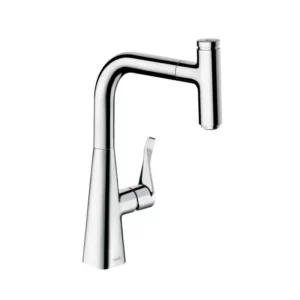Maišytuvas virtuvei Hansgrohe Metris Select ištraukiamas 73822 įvairių spalvų