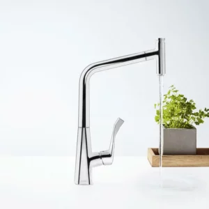 Maišytuvas virtuvei Hansgrohe Metris Select ištraukiamas 73820 įvairių spalvų