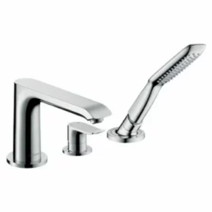 Maišytuvas voniai Hansgrohe Metris 31190000 montuojamas į vonios kraštą