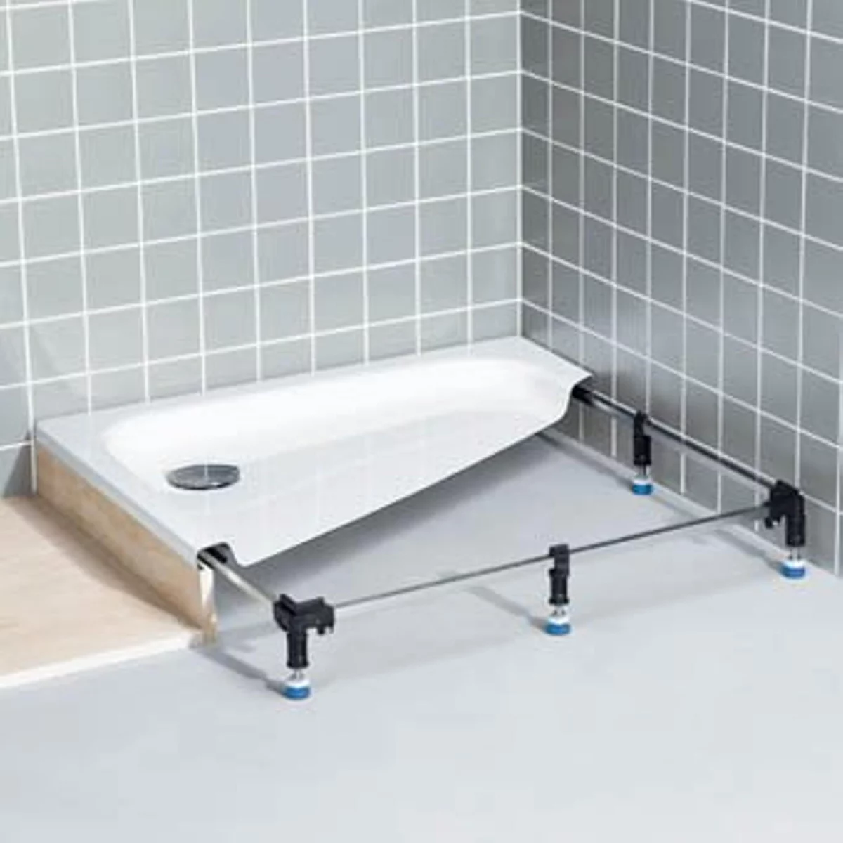 Rėmas dušo padėklui Kaldewei FR5300 Flex Plus maks. 90*90 cm - Image 2