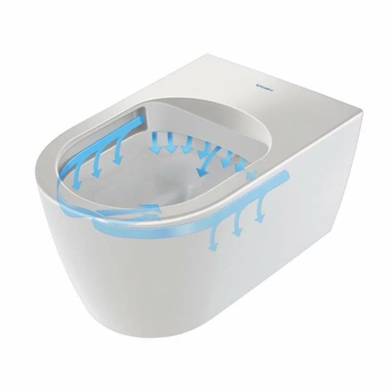 Klozetas pakabinamas Duravit Me by Starck Rimless+ dangtis Soft Close - Image 4