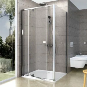 Dušo kabina Ravak PDOP2+PPS 100x100 blizgi Transparent