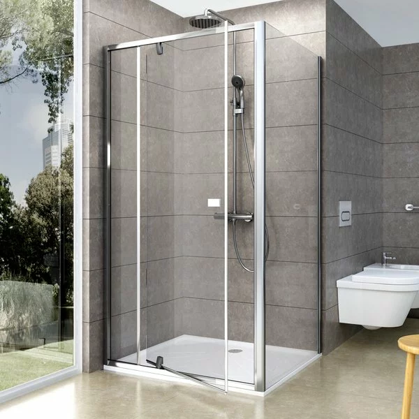 Dušo kabina Ravak PDOP2+PPS 100x100 blizgi Transparent