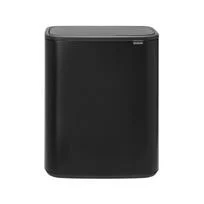 Šiukšliadėžė Brabantia Bo Touch Bin 2*30 l juoda matinė be kojelių