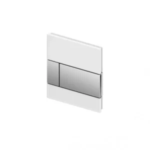 Nuleidimo klavišas pisuarui TECE square 9242802 baltas/chromas