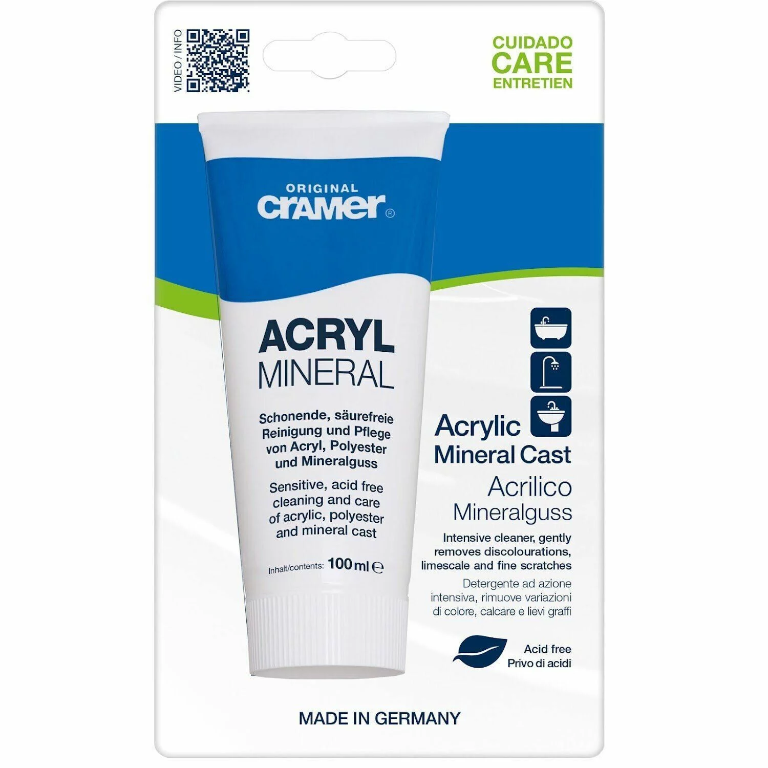Valiklis akrilo ir akmens masės paviršiams Cramer Acryl Mineral Star