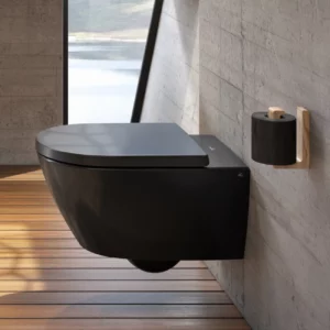 Klozetas pakabinamas Villeroy&Boch Subway2 Direct flush + dangtis Slim Soft Close juodas matinis