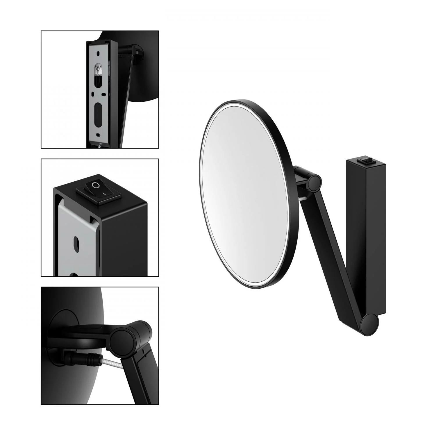 Kosmetinis veidrodis Keuco iLook_move su Led apšvietimu 17612379004 - Image 2