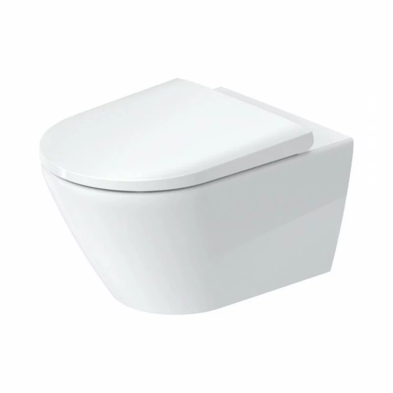 Klozetas pakabinamas Duravit D Neo Rimless+ dangtis Soft Close - Image 4