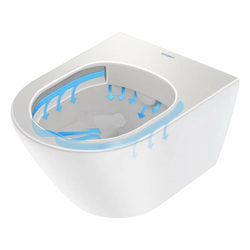 Klozetas pakabinamas Duravit D Neo Rimless+ dangtis Soft Close - Image 5