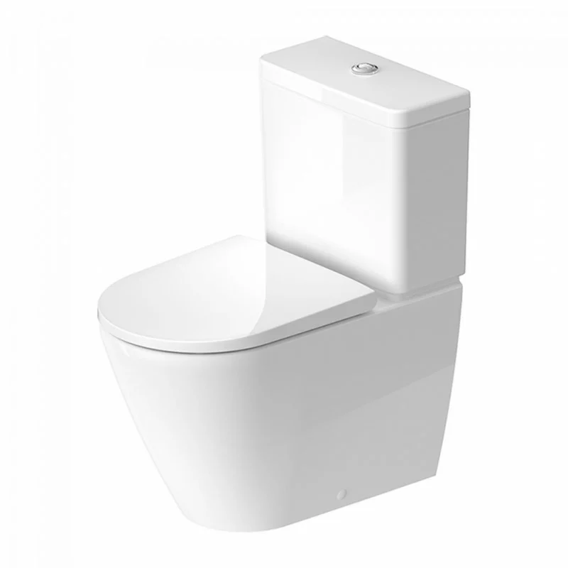 Klozetas su bakeliu Duravit D Neo Rimless+ dangtis Soft Close - Image 4