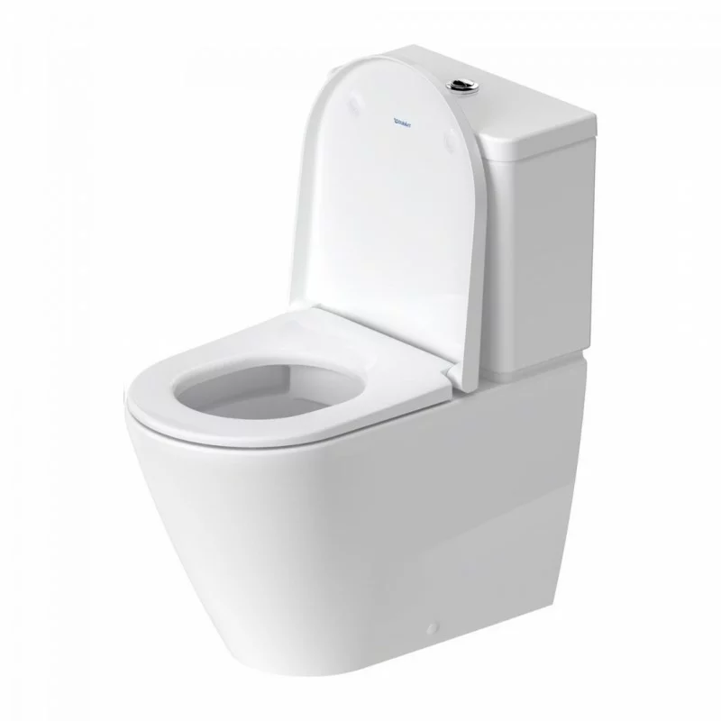 Klozetas su bakeliu Duravit D Neo Rimless+ dangtis Soft Close - Image 3