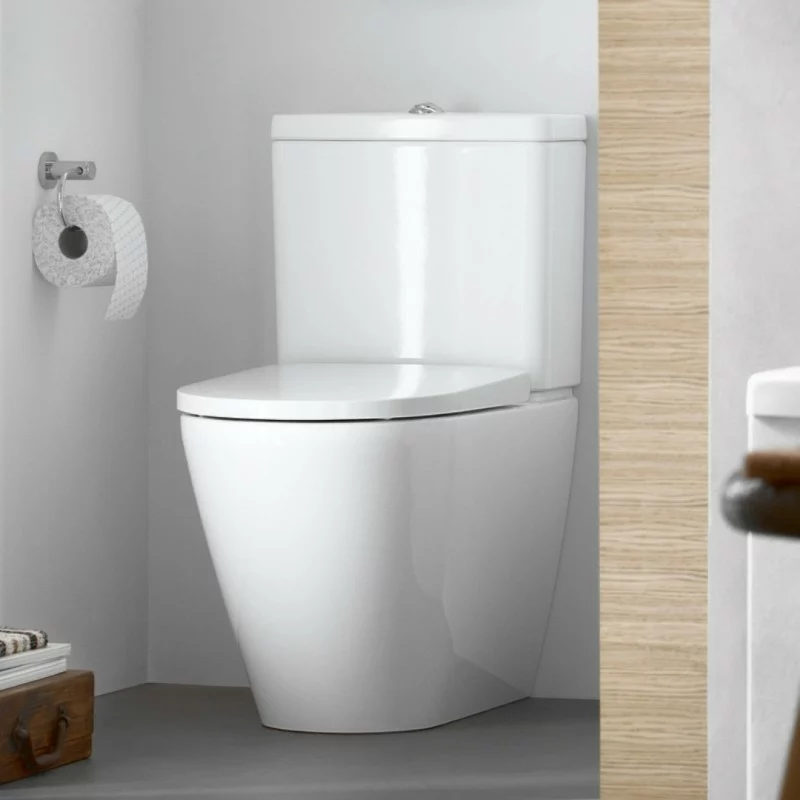 Klozetas su bakeliu Duravit D Neo Rimless+ dangtis Soft Close