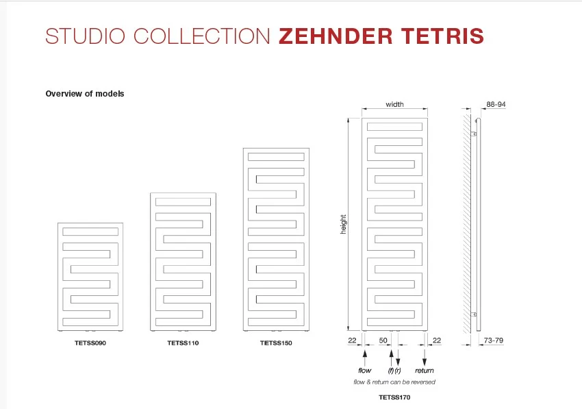 Rankšluosčių džiovintuvas Zehnder Tetris - Image 6