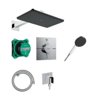 Potinkinė termostatinė dušo sistema Hansgrohe Alive Q210/340 pilnas komplektas