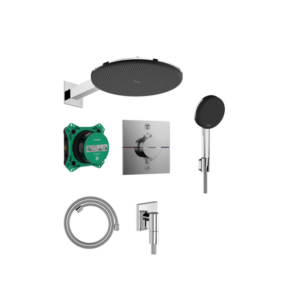 Potinkinė termostatinė dušo sistema Hansgrohe Alive S 300 pilnas komplektas