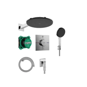Potinkinė termostatinė dušo sistema Hansgrohe Alive S 300 pilnas komplektas
