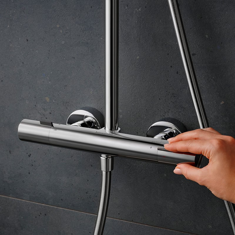 Termostatinė dušo sistema Hansgrohe Pulsify S 24236000 - Image 4